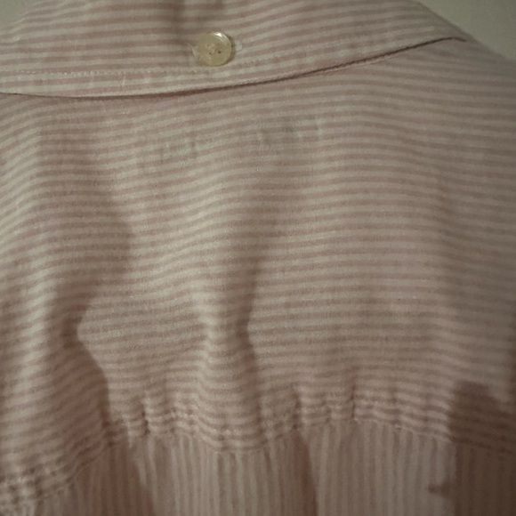 Banana Republic Women’s Button-Down Shirt – Pink/White Stripe - Picture 7 of 7